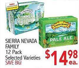 Ingles Markets Sierra Nevada Family offer