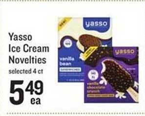 Lowes Foods Yasso Ice Cream Novelties offer