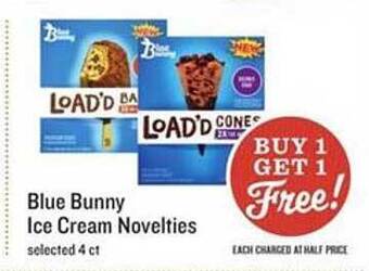 Lowes Foods Blue Bunny Ice Cream Novelties offer