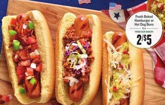 Lowes Foods Fresh Baked Hamburger Or Hot Dog Buns offer
