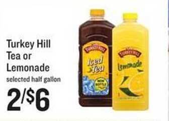 Lowes Foods Turkey Hill Tea Or Lemonade offer