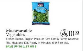 Publix Microwavable Vegetables offer