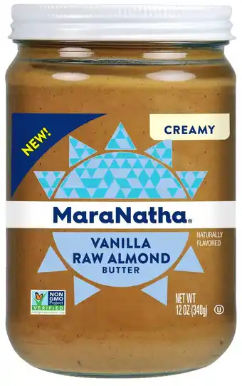 Walmart MaraNatha Creamy Vanilla Almond Butter, 12 oz offer