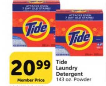 Vons Tide Laundry Detergent offer