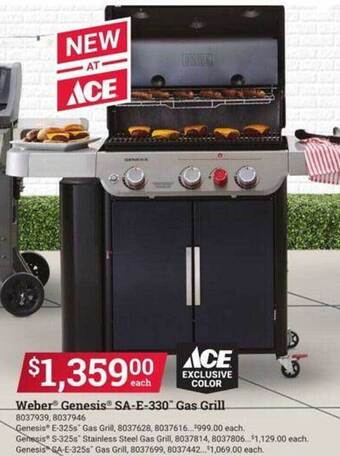 Ace Hardware Weber Genesis Sa-e-330 Gas Grill offer
