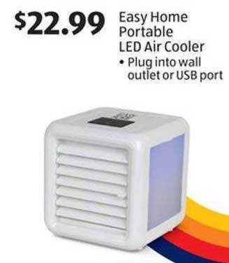 Aldi Easy Home Portable Led Air Cooler offer