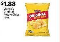 Aldi Clancy's Original Potato Chips offer