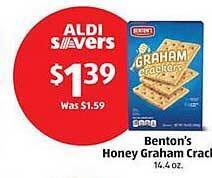 Aldi Benton's Honey Graham Crackers offer