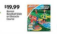 Aldi Banzai Baseball Slide Or Obstacle Course offer