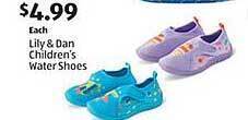 Aldi Lily & Dan Children's Water Shoes offer