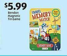 Aldi Bendon Magnetic Tin Game offer