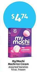 Aldi My-mochi Mochi Ice Cream offer