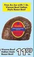 Fairplay Vienna Beef Italian Style Roast Beef offer