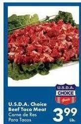 Fairplay U.s.d.a. Choice Beef Taco Meat offer