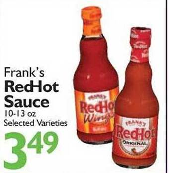 Festival Foods Frank's Redhot Sauce offer