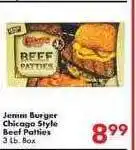 Fairplay Jemm Burger Chicago Style Beef Patties offer