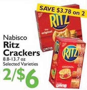 Festival Foods Nabisco Ritz Crackers offer