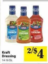 Food Giant Kraft Dressing offer