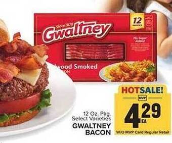 Food Lion Gwaltney Bacon offer