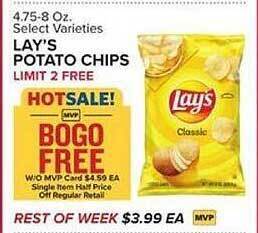 Food Lion Lay's Potato Chips offer