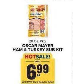 Food Lion Oscar Mayer Ham & Turkey Sub Kit offer