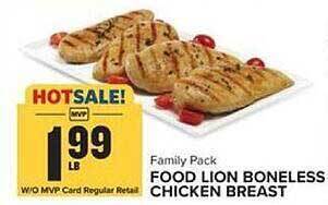 Food Lion Food Lion Boneless Chicken Breast offer