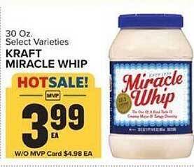Food Lion Kraft Miracle Whip offer
