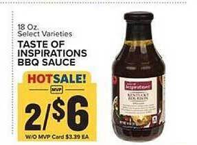 Food Lion Taste Of Inspirations Bbq Sauce offer