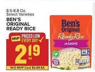 Food Lion Ben's Original Ready Rice offer