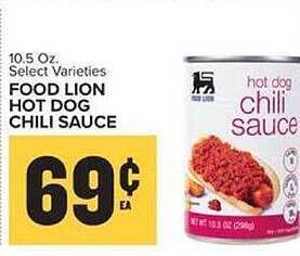 Food Lion Food Lion Hot Dog Chili Sauce offer