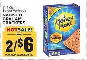 Food Lion Nabisco Graham Crackers offer