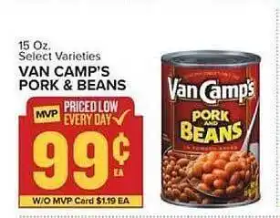 Food Lion Van Camp's Pork & Beans offer