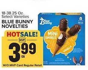 Food Lion Blue Bunny Novelties offer