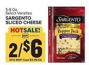 Food Lion Sargento Sliced Cheese offer