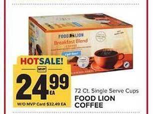 Food Lion Food Lion Coffee offer
