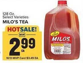Food Lion Milo's Tea offer