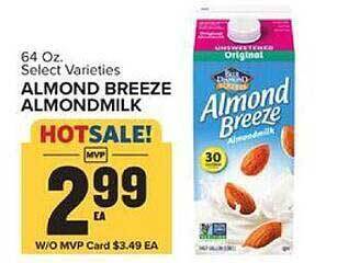 Food Lion Almond Breeze Almondmilk offer