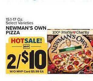 Food Lion Newman's Own Pizza offer