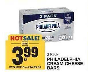 Food Lion Philadelphia Cream Cheese Bars offer