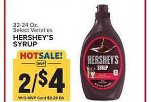 Food Lion Hershey's Syrup offer