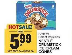 Food Lion Nestlé Drumstick Ice Cream Cones offer