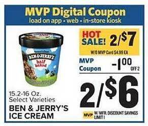 Food Lion Ben & Jerry's Ice Cream offer