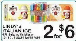 Lindy's Italian Ice