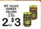 Foodland Mt. Olive Sweet Relish offer