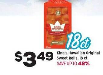 Grocery Outlet King's Hawaiian Original Sweet Rolls offer