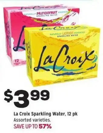 Grocery Outlet La Croix Sparkling Water 12 Pk offer
