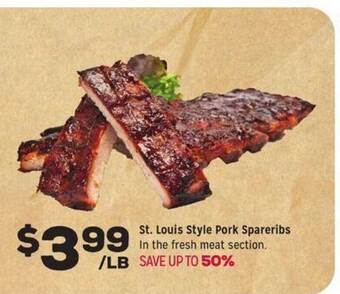 Grocery Outlet St. Louis Style Pork Spareribs offer