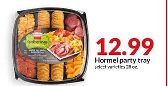 Hy-Vee Hormel Party Tray offer