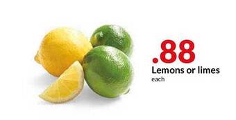 Hy-Vee Lemons Or Limes offer