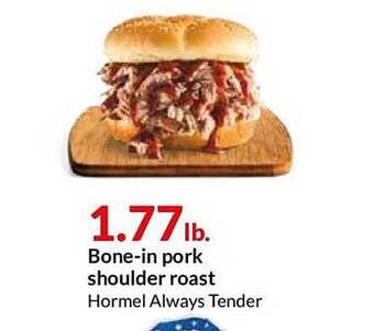 Hy-Vee Bone-in Pork Shoulder Roast offer